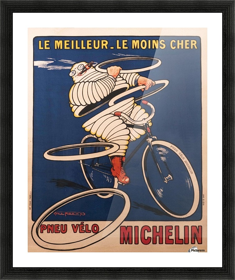 Pneu Velo Picture Frame print