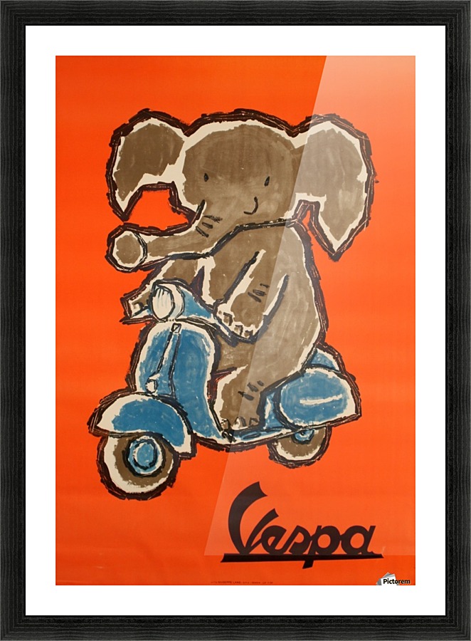 Vespa Picture Frame print