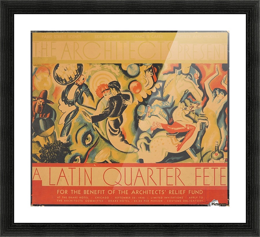 The Architects Present Picture Frame print