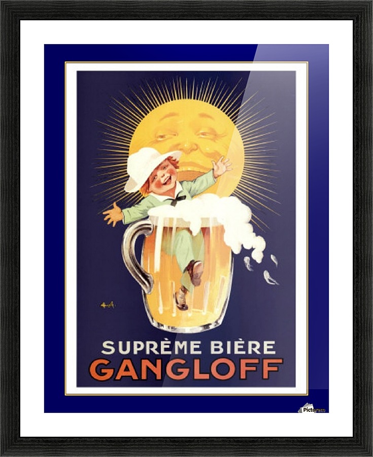 Supreme Biere Picture Frame print
