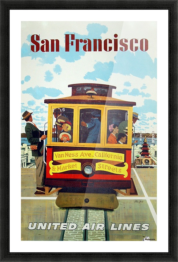 San Francisco Poster Picture Frame print