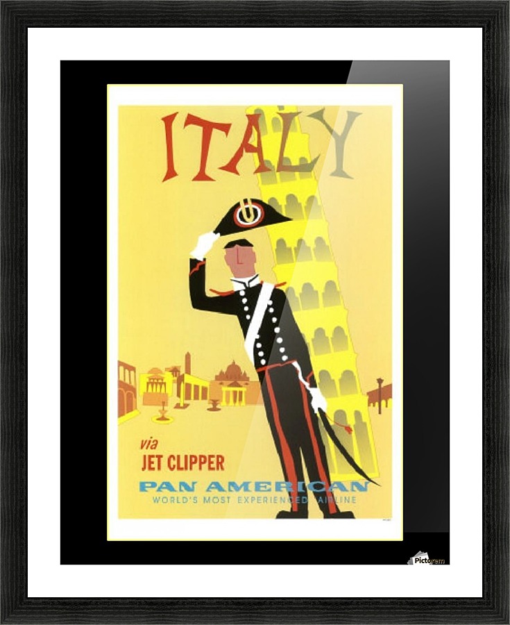 Italy Pan American Picture Frame print