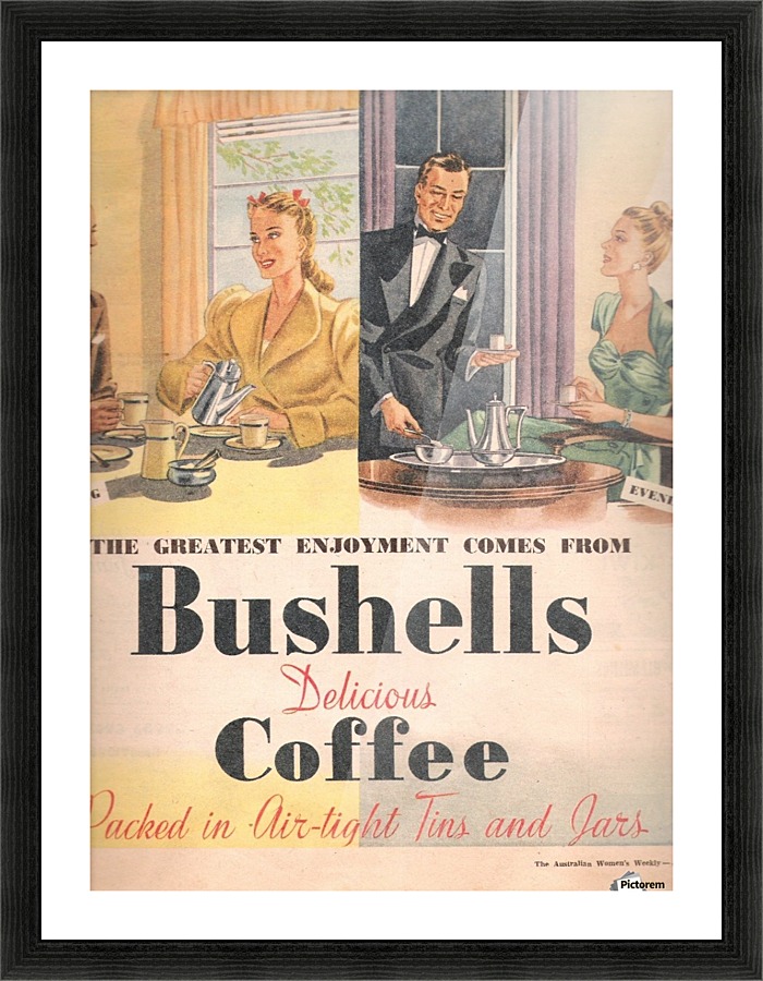 Delicious coffee Picture Frame print