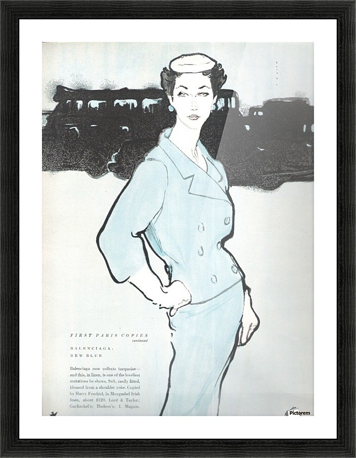 Rene Poster Picture Frame print