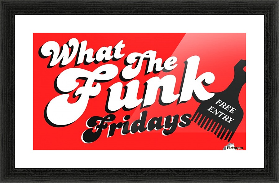 Funk Poster Picture Frame print