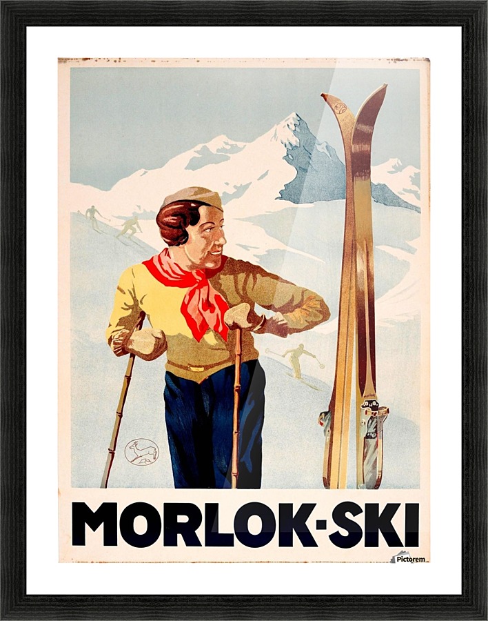 Morlok Ski Picture Frame print