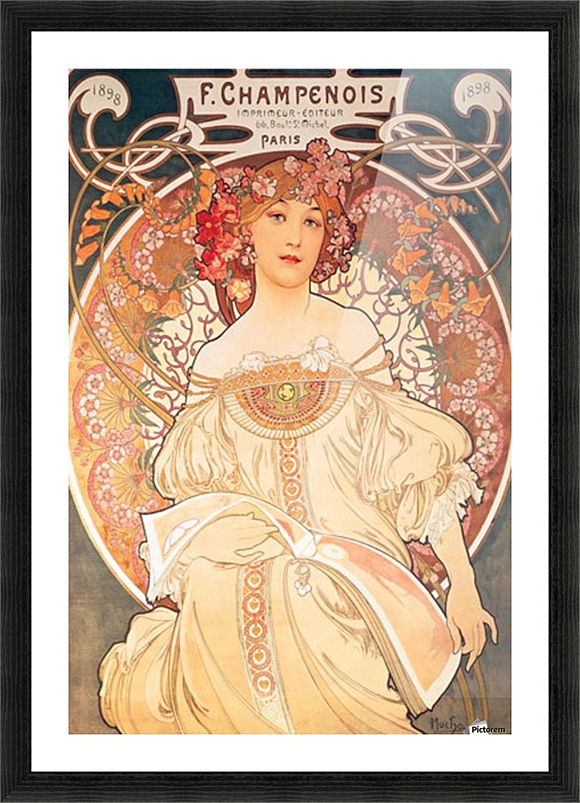 F. Champenois Picture Frame print