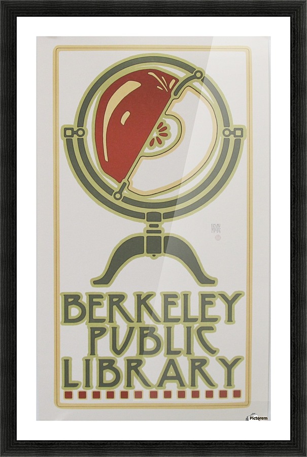 Berkeley Public Library Poster Picture Frame print