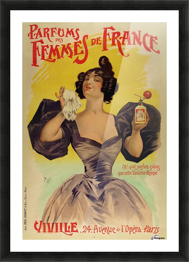 Parfums de femmes de France Impression et Cadre photo