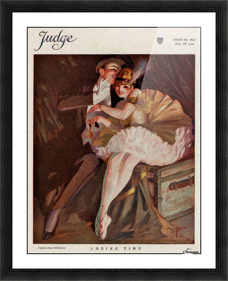 Judge 1915 Picture Frame print