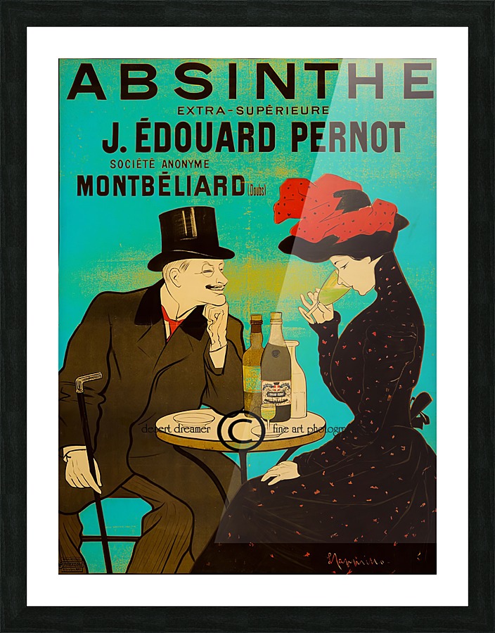 Absinthe Edouard Pernot Picture Frame print