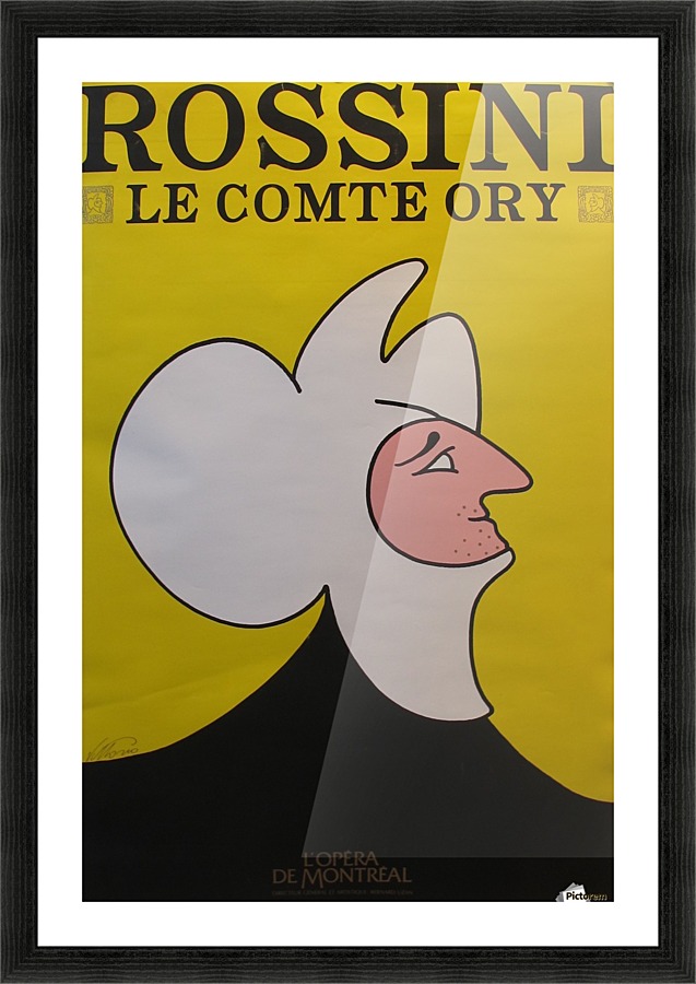 Rossini Le Comte Ory Picture Frame print