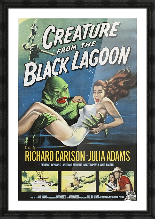Creature From The Black Lagoon Picture Frame print