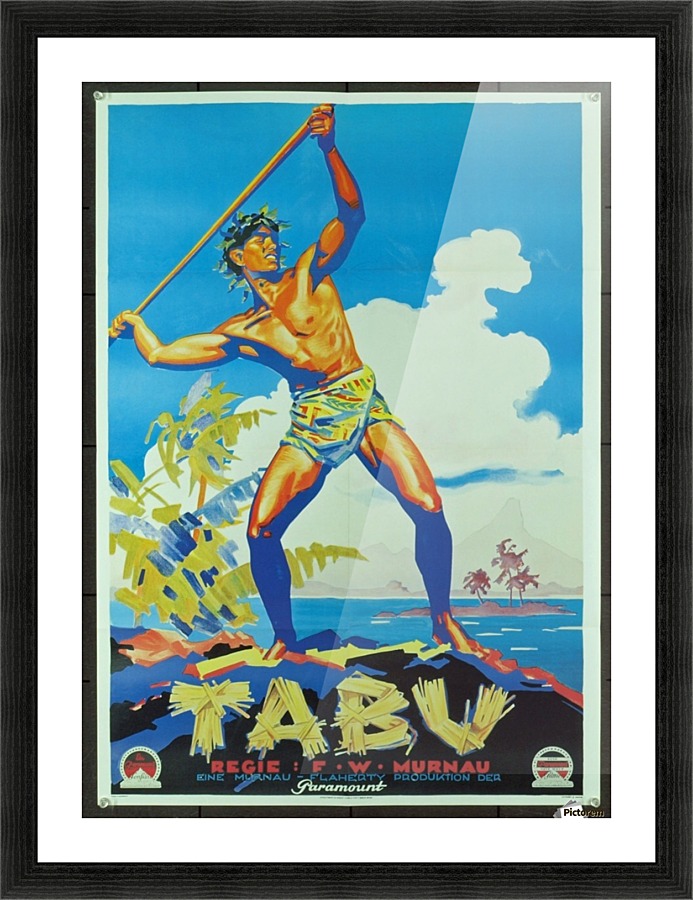 1931 Tabu poster Picture Frame print