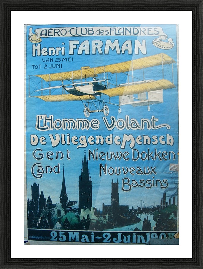 Aero Club Picture Frame print