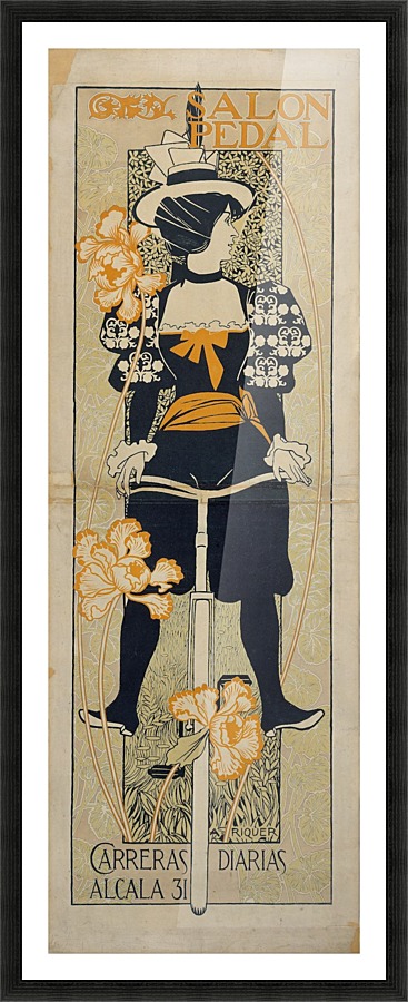 Alexandre de Riquer - Salon Pedal Picture Frame print