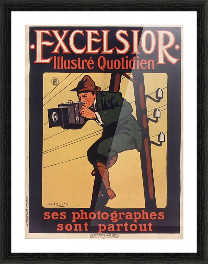 Excelsior Affiche Picture Frame print