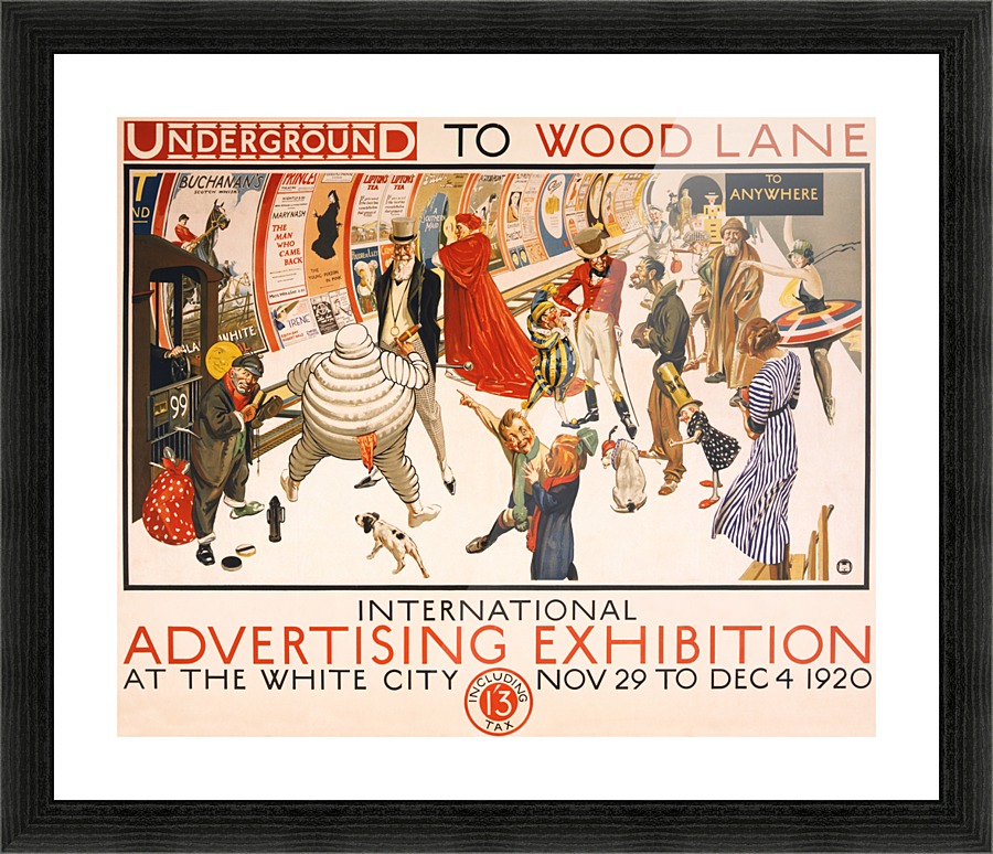 London Underground Picture Frame print
