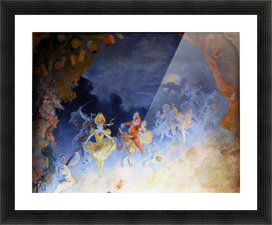 Musee Grevin by Cheret Picture Frame print
