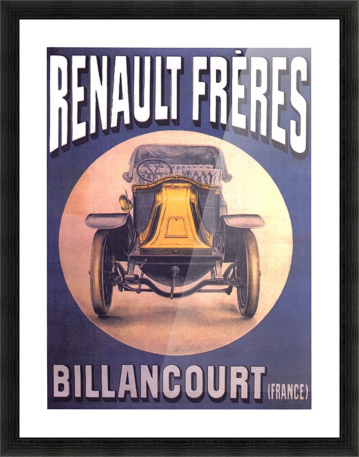 Renault Freres Picture Frame print