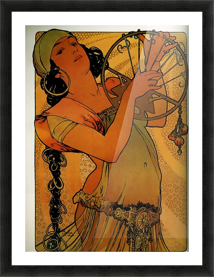 Solome by Alphonse Mucha Picture Frame print
