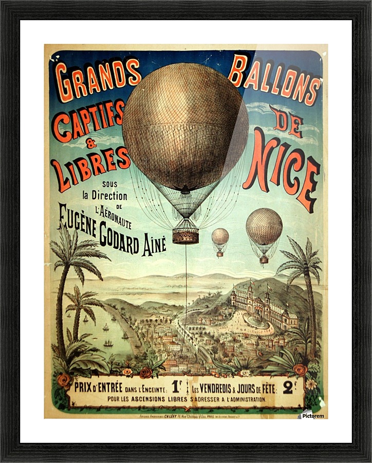 Grands Ballons de Nice Picture Frame print