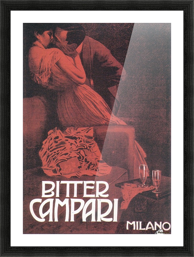 Bitter Campari poster Picture Frame print