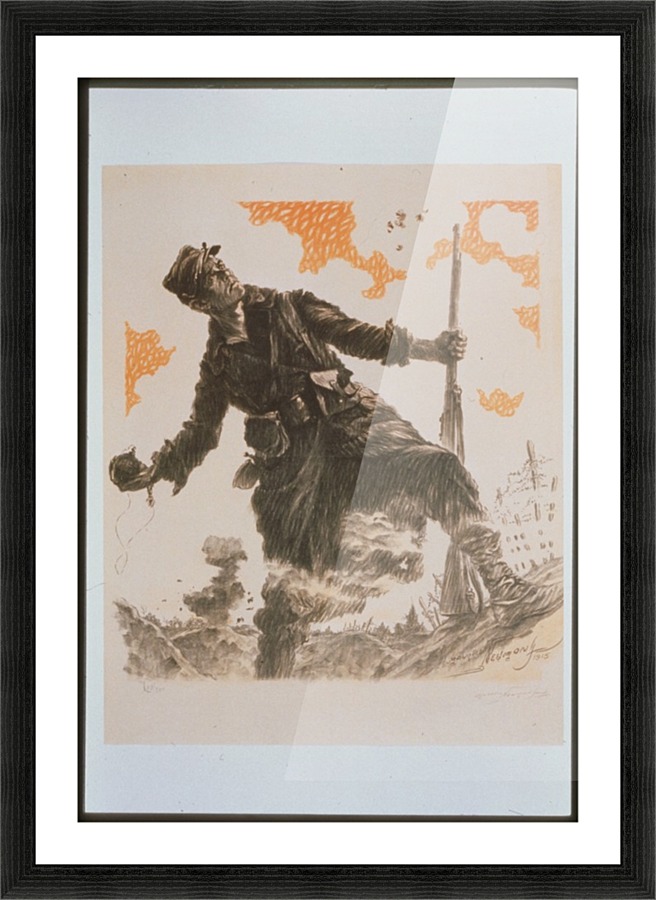Vintage---Grenade Picture Frame print