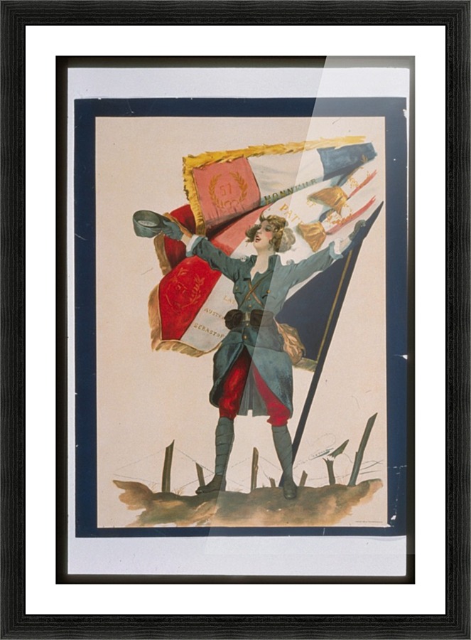 Vintage---Viva-La-France Picture Frame print