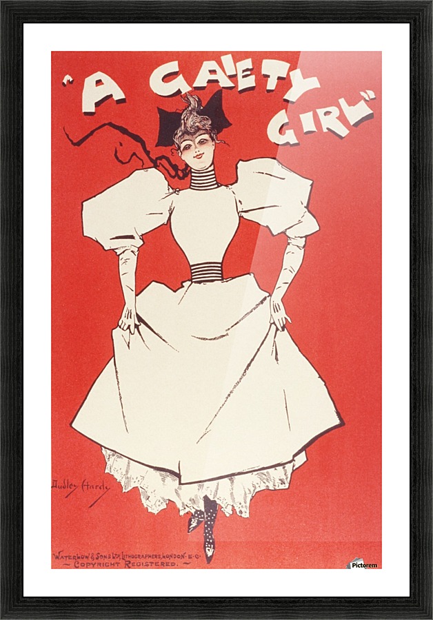 A Gaiety Girl Poster Picture Frame print