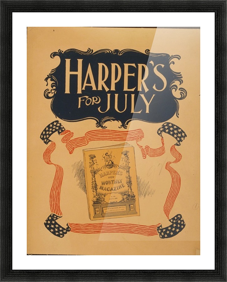 Harpers July Picture Frame print