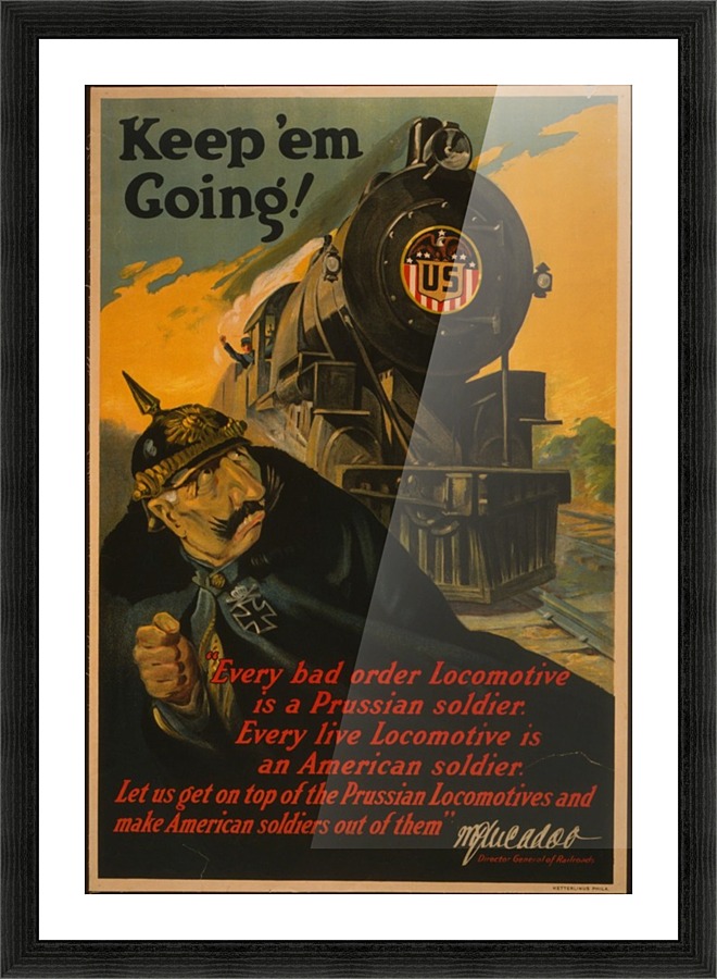 Keep em going Picture Frame print