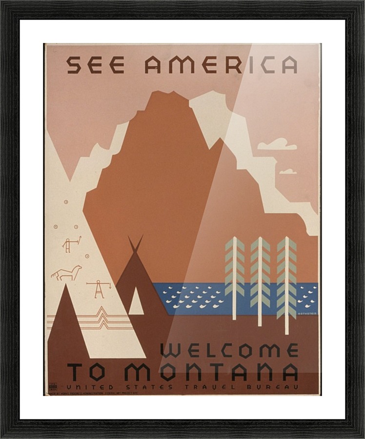 Montana Picture Frame print