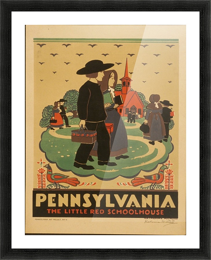 Pennsylania Picture Frame print