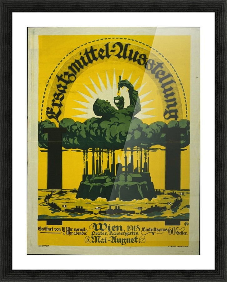 Propaganda poster Picture Frame print