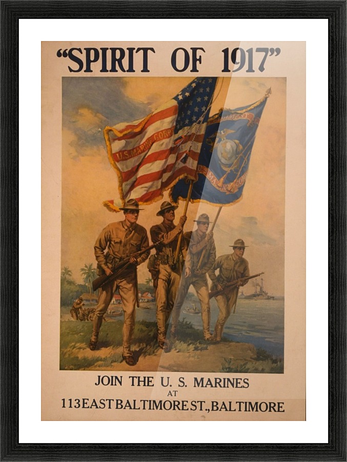 Spirit of 1917 Picture Frame print