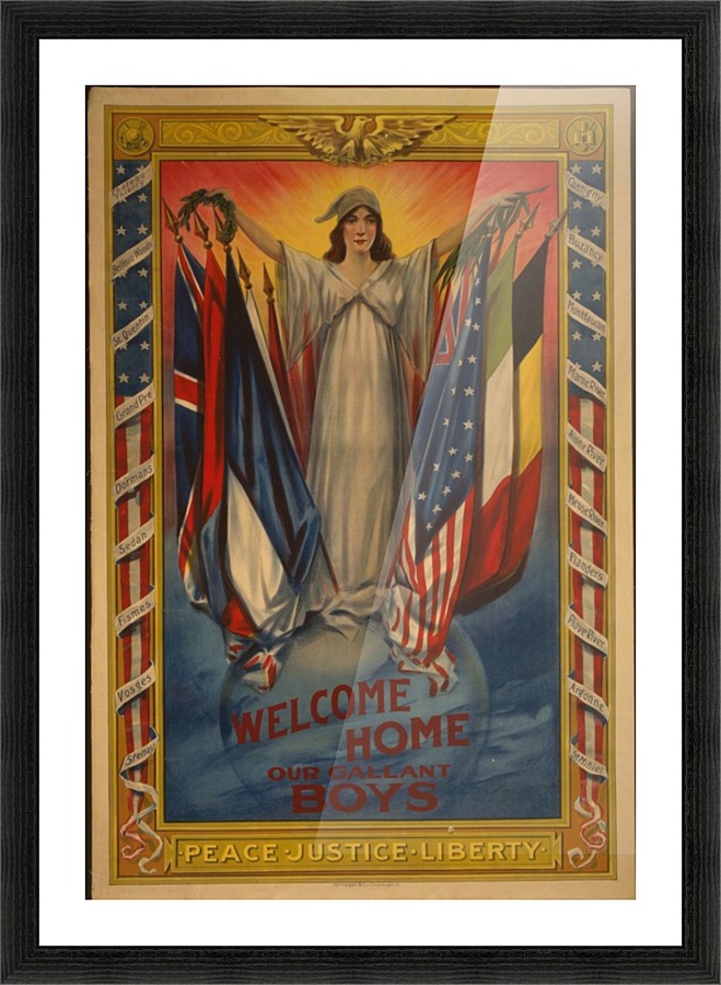 Welcome Home Picture Frame print