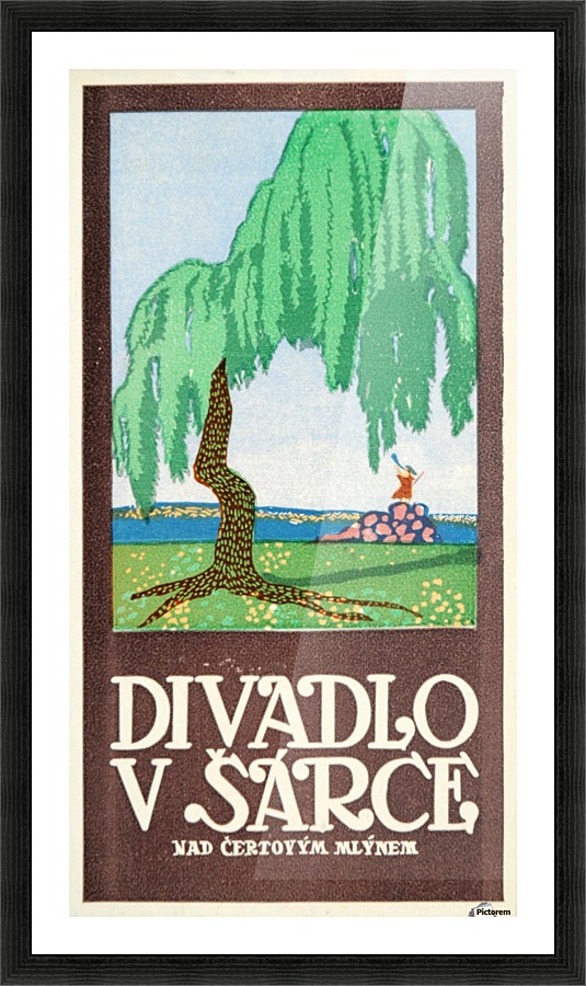Divadlo V Sarce Picture Frame print