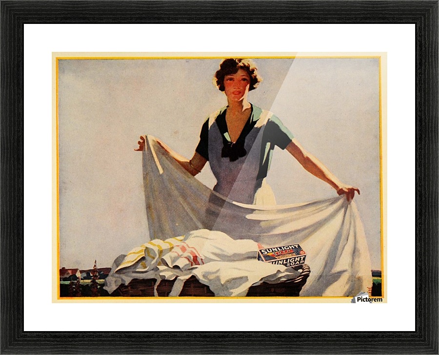 Sunlight soap Picture Frame print