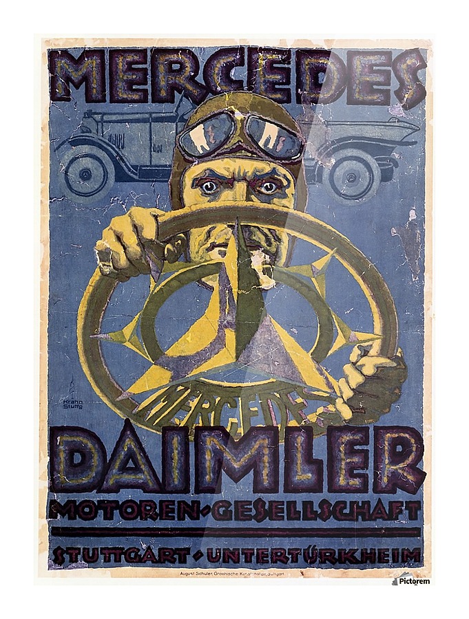 Mercedes Daimler Picture Frame print