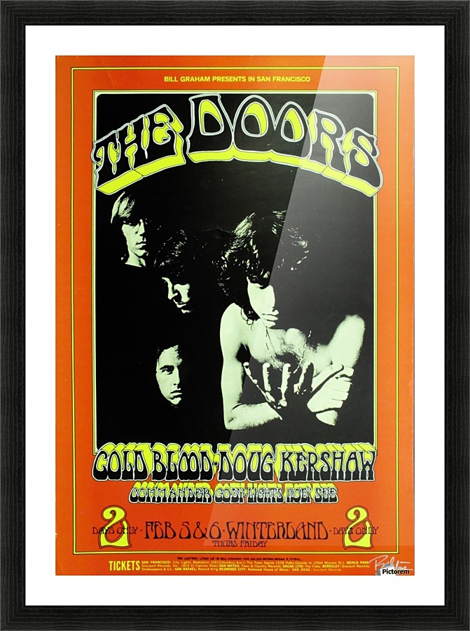 The Doors Picture Frame print