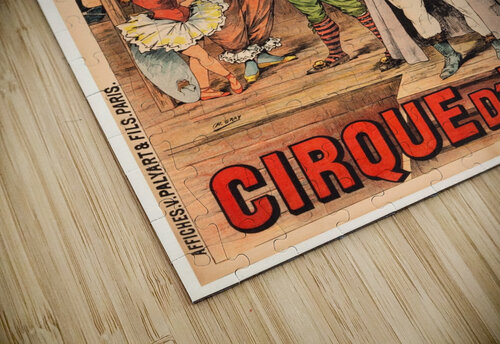 Les Saltimbanques VINTAGE POSTER puzzle