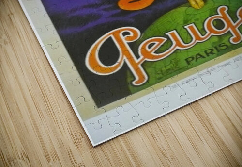 Peugeot Paris VINTAGE POSTER puzzle