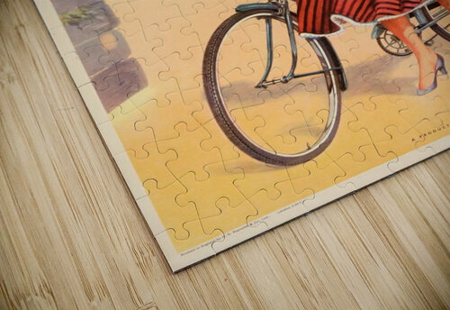 Gazelle Bicycles VINTAGE POSTER puzzle