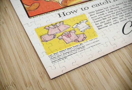 How to catch a cat nap VINTAGE POSTER puzzle