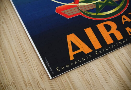 Air Atlas Maroc VINTAGE POSTER puzzle