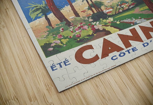 Ete Cannes VINTAGE POSTER puzzle