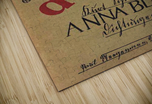 Anna Blume VINTAGE POSTER puzzle