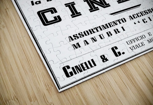 Cinelli No VINTAGE POSTER puzzle