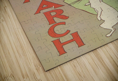 Harper's March Rabbit VINTAGE POSTER puzzle
